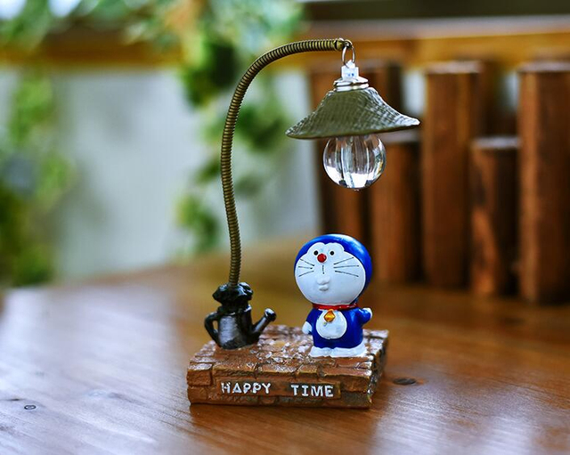 Doraemon - Ledowy nocny model figurki zabawki dla dzieci - lekka lampka nocna, idealna do dekoracji sypialni - Wianko - 14