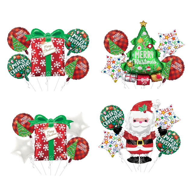 Zestaw 142 szt. świątecznych łańcuchów balonowych z lateksu - dekoracje na przyjęcie, baby shower - łuk balonowy Garland - Wianko - 2