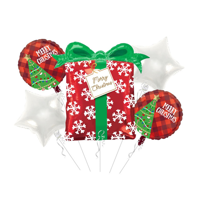 Zestaw 142 szt. świątecznych łańcuchów balonowych z lateksu - dekoracje na przyjęcie, baby shower - łuk balonowy Garland - Wianko - 5