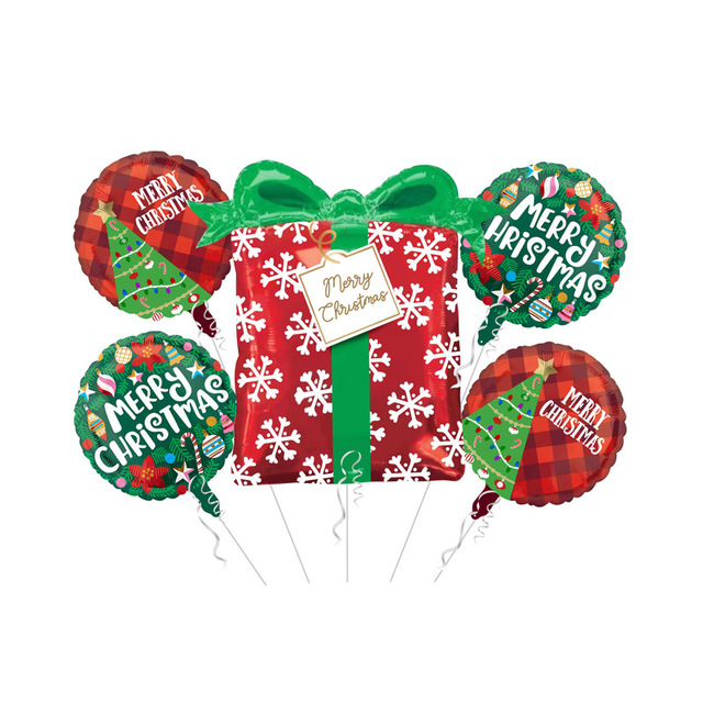 Zestaw 142 szt. świątecznych łańcuchów balonowych z lateksu - dekoracje na przyjęcie, baby shower - łuk balonowy Garland - Wianko - 3