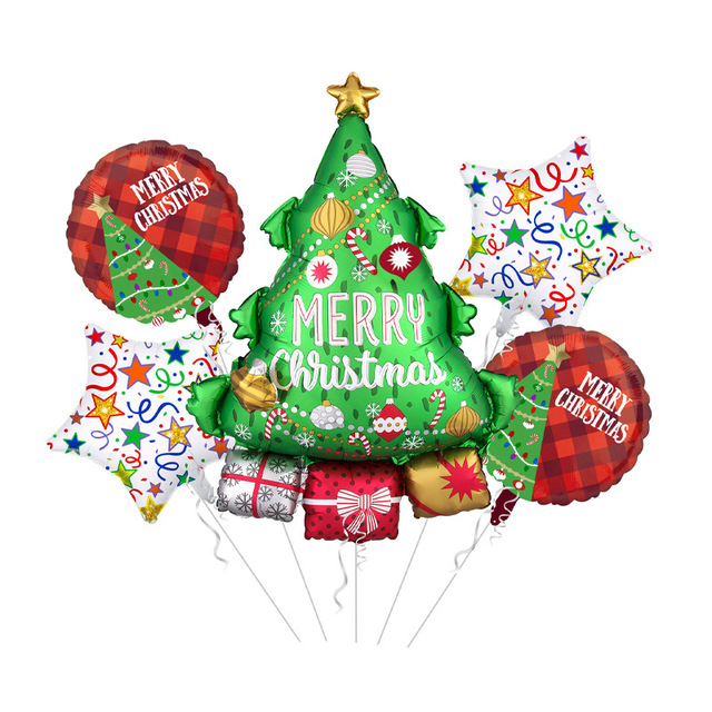 Zestaw 142 szt. świątecznych łańcuchów balonowych z lateksu - dekoracje na przyjęcie, baby shower - łuk balonowy Garland - Wianko - 4