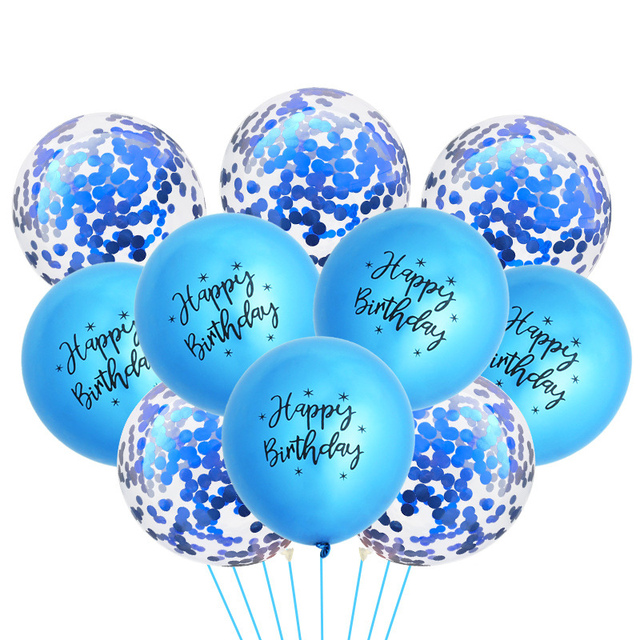Metaliczne balony lateksowe 12 cali - 10/20/30 sztuk - nadrukowany wzór - dekoracje urodzinowe i weselne - Wianko - 9