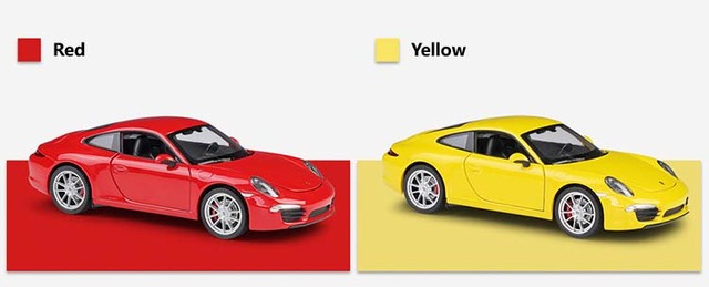 Samochód Porsche 911 Carrera S Metal 1:24, Model Wyścigowy, Zabawka Dla Dzieci, Dekoracja Kolekcji - Wianko - 3