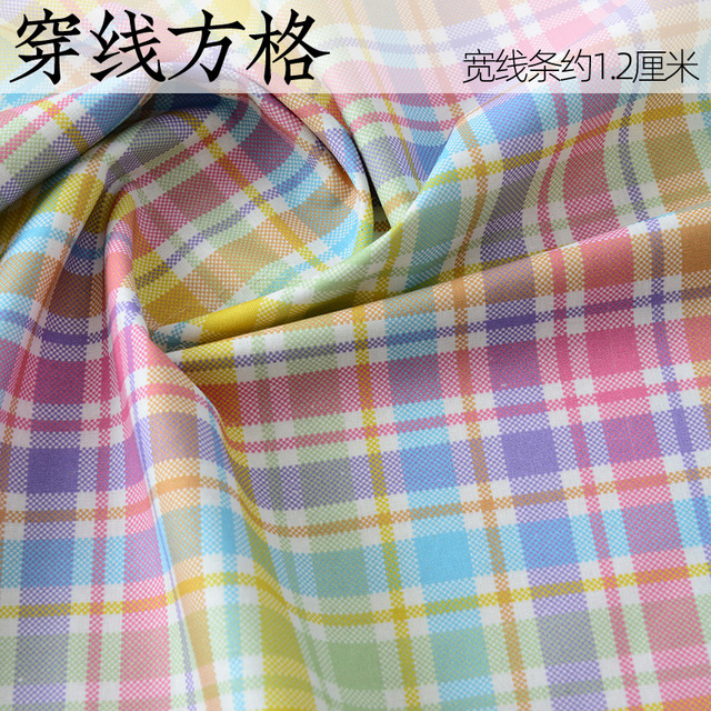 Bawełniana tkanina z cyfrowym nadrukiem kolorowych kropek do szycia - 110x50cm, idealna na ubranka dla niemowląt, dzieci - DIY Handmade - Wianko - 5