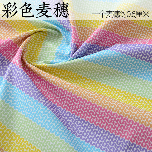Bawełniana tkanina z cyfrowym nadrukiem kolorowych kropek do szycia - 110x50cm, idealna na ubranka dla niemowląt, dzieci - DIY Handmade - Wianko - 3