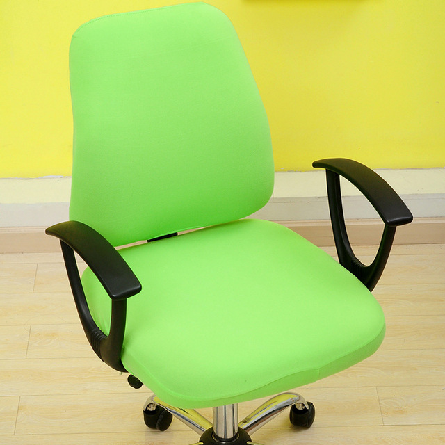 Pokrowiec elastyczny na krzesło biurowe - antypoślizgowe, obrotowe, zdejmowany (2 szt/zestaw) - Wianko - 19