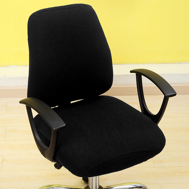 Pokrowiec elastyczny na krzesło biurowe - antypoślizgowe, obrotowe, zdejmowany (2 szt/zestaw) - Wianko - 22