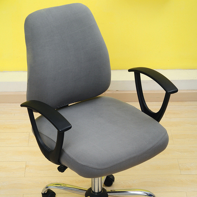 Pokrowiec elastyczny na krzesło biurowe - antypoślizgowe, obrotowe, zdejmowany (2 szt/zestaw) - Wianko - 21