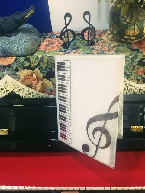 Muzyczne foldery wynik fortepianu i chóralny z 80 arkuszami A4, to wielofunkcyjne produkty przechowujące pliki muzyczne (kategoria: Sprzęt edukacyjny) - Wianko - 1