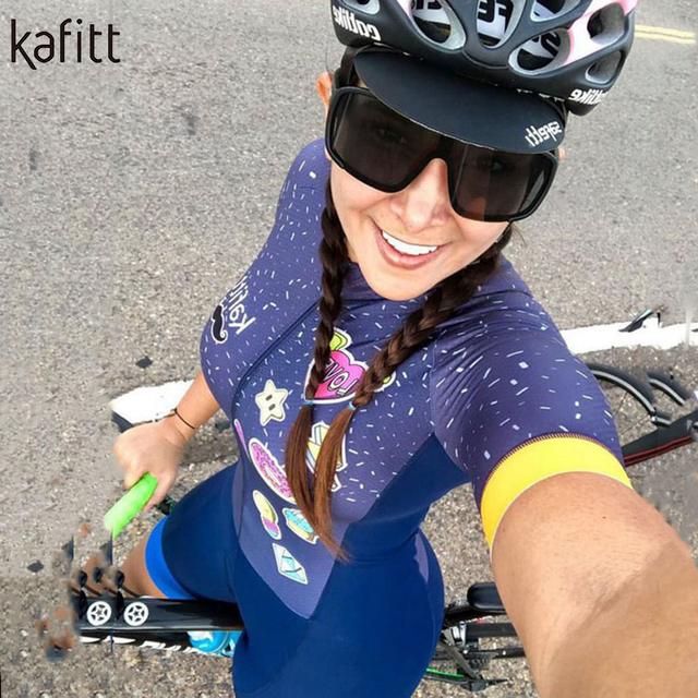 Kombinezon rowerowy damski Kafitt z ochroną UV, szybkoschnący, elastyczny - idealny na lato - Wianko - 7