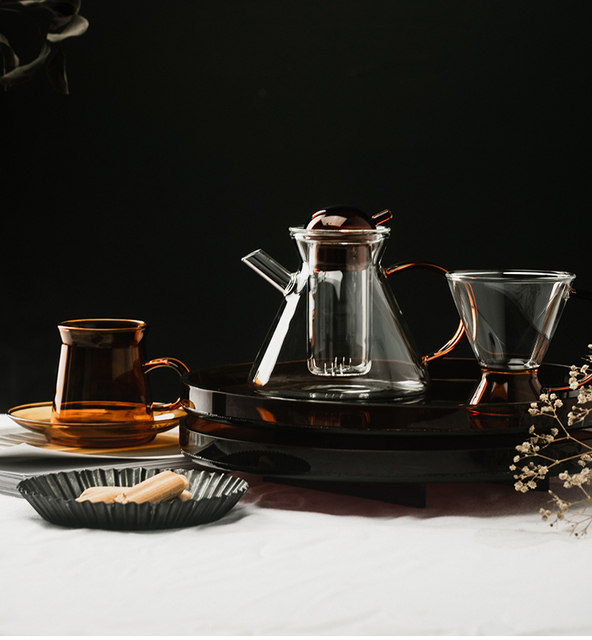 Dzbanek na herbatę Nordic, szklany, ciepło odporny, pojemnik na napoje z filtrem, czajniczek z filiżanką - Wianko - 17