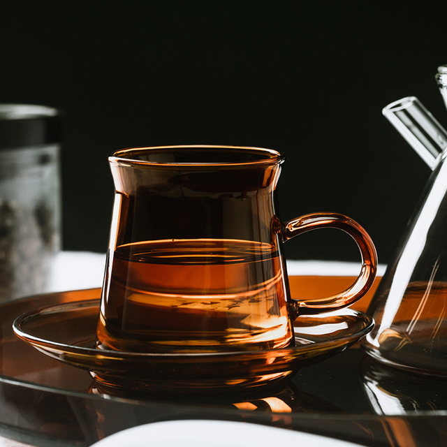 Dzbanek na herbatę Nordic, szklany, ciepło odporny, pojemnik na napoje z filtrem, czajniczek z filiżanką - Wianko - 23