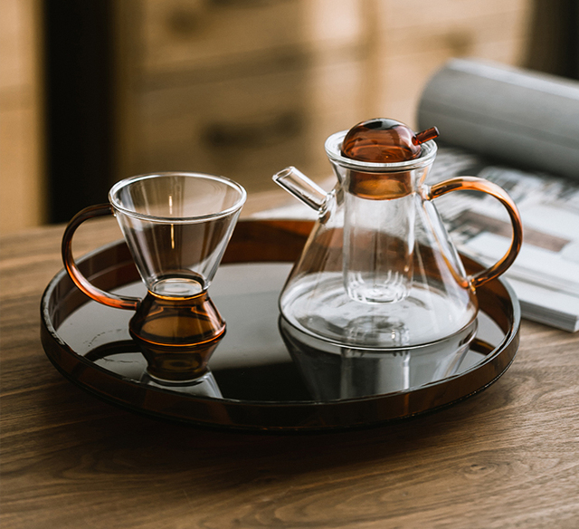 Dzbanek na herbatę Nordic, szklany, ciepło odporny, pojemnik na napoje z filtrem, czajniczek z filiżanką - Wianko - 11