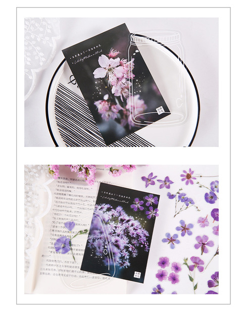Zestaw 40 sztuk przezroczystych naklejek retro z motywem kwiatowym do scrapbookingu, planera, albumu DIY - Wianko - 3