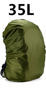 Wodoodporna pokrywa plecak pakiet kamuflaż odkryty 50-60L w zielonym wojskowym kolorze - idealna do polowania, campingu, kolarstwa, pieszych wycieczek i wędkowania - Wianko - 13