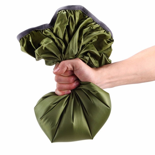 Wodoodporna pokrywa plecak pakiet kamuflaż odkryty 50-60L w zielonym wojskowym kolorze - idealna do polowania, campingu, kolarstwa, pieszych wycieczek i wędkowania - Wianko - 3
