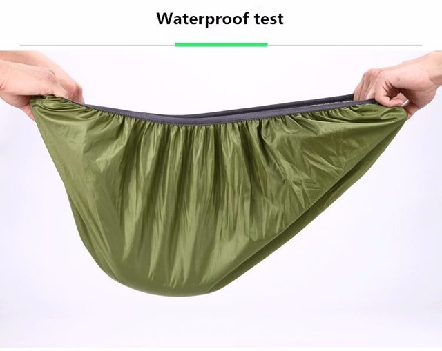 Wodoodporna pokrywa plecak pakiet kamuflaż odkryty 50-60L w zielonym wojskowym kolorze - idealna do polowania, campingu, kolarstwa, pieszych wycieczek i wędkowania - Wianko - 7