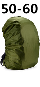 Wodoodporna pokrywa plecak pakiet kamuflaż odkryty 50-60L w zielonym wojskowym kolorze - idealna do polowania, campingu, kolarstwa, pieszych wycieczek i wędkowania - Wianko - 15