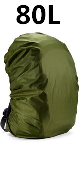 Wodoodporna pokrywa plecak pakiet kamuflaż odkryty 50-60L w zielonym wojskowym kolorze - idealna do polowania, campingu, kolarstwa, pieszych wycieczek i wędkowania - Wianko - 17