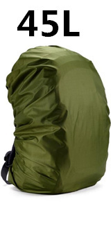 Wodoodporna pokrywa plecak pakiet kamuflaż odkryty 50-60L w zielonym wojskowym kolorze - idealna do polowania, campingu, kolarstwa, pieszych wycieczek i wędkowania - Wianko - 14