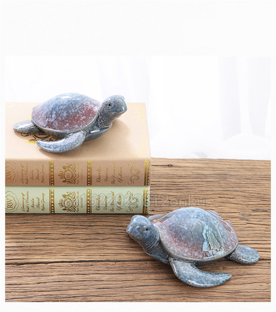 Dekoracyjna figurka żółwia oceanicznego do domu, biura, klubu i hotelu - Wianko - 5