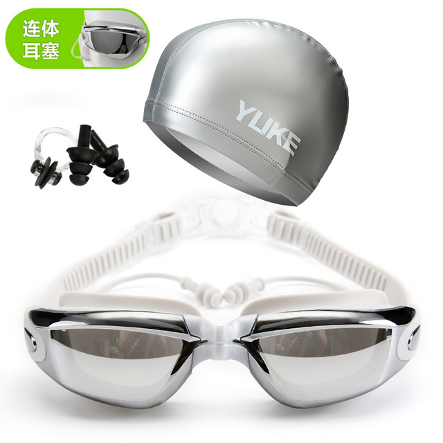 Okulary pływackie HD Anti-Fog UV z regulacją pasów, dla dorosłych, na receptę - Wianko - 11