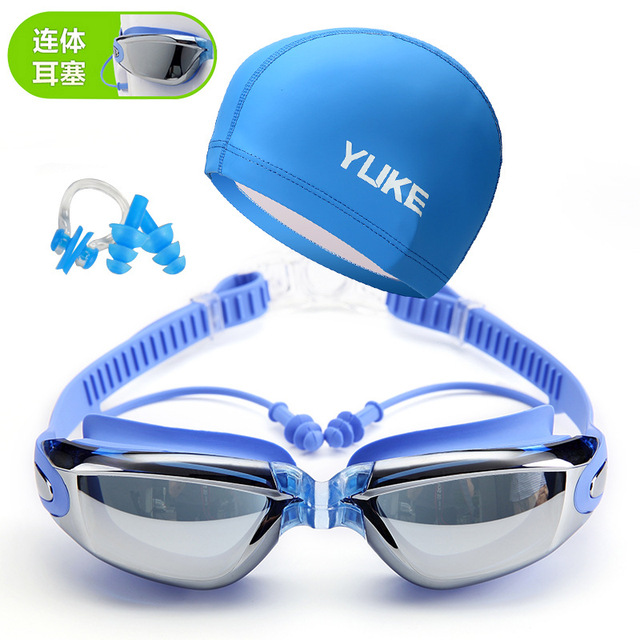 Okulary pływackie HD Anti-Fog UV z regulacją pasów, dla dorosłych, na receptę - Wianko - 9
