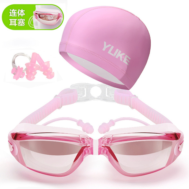 Okulary pływackie HD Anti-Fog UV z regulacją pasów, dla dorosłych, na receptę - Wianko - 12