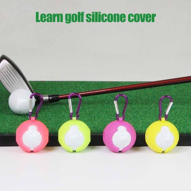 Silikonowy uchwyt na piłkę golfową z kulką do przechowywania bagażu z aluminiowym hakiem - Wianko - 3