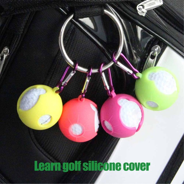 Silikonowy uchwyt na piłkę golfową z kulką do przechowywania bagażu z aluminiowym hakiem - Wianko - 5