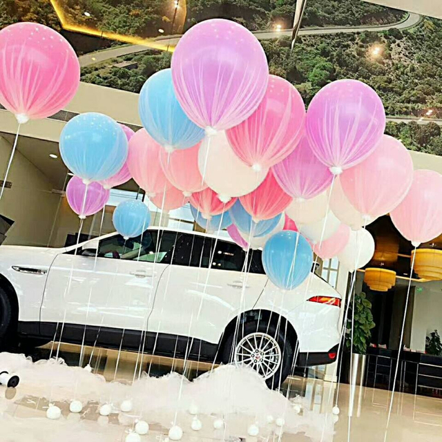 Jasne, nadmuchiwane gigantyczne balony lateksowe 36 Cali na urodziny i ślub - 1 sztuka - Wianko - 5