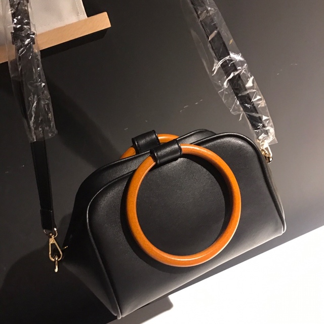 Luksusowa torebka dla kobiet z drewnianym pierścieniem i wysoką jakością skóry - Wianko - 3