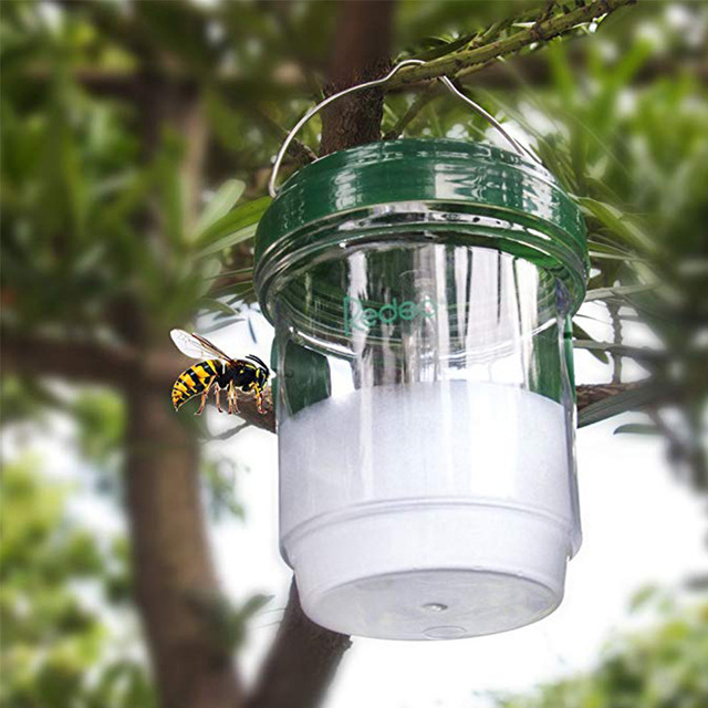 1PC Wasp pułapka Catcher z LED i energią słoneczną - profesjonalne narzędzie pszczelarskie do ochrony ogrodu, warzyw i owoców w domu - Wianko - 7