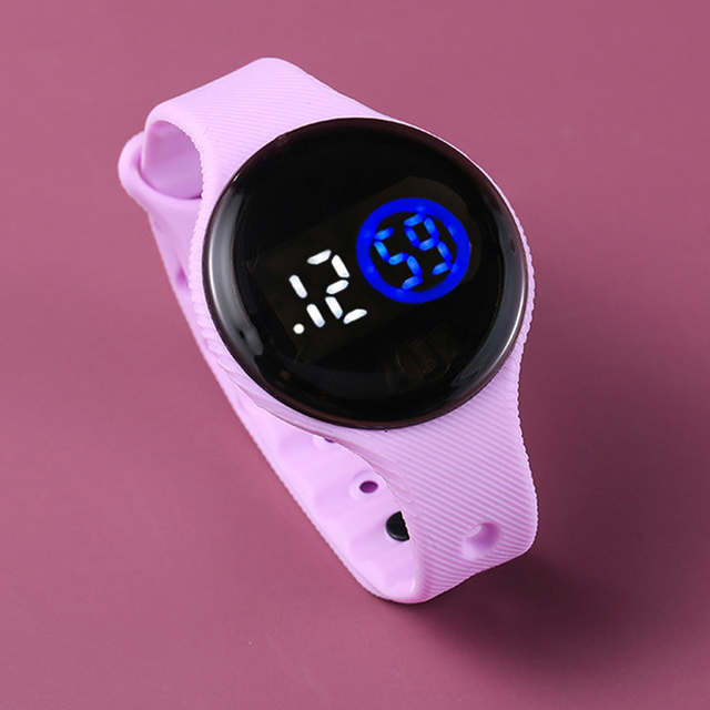 Zegarek elektroniczny dla dzieci z motywem sportowym, wodoodporny, z cyfrowym wyświetlaczem LED i paskiem galaretkowym - prezent dla chłopców i dziewczynek - Wianko - 5