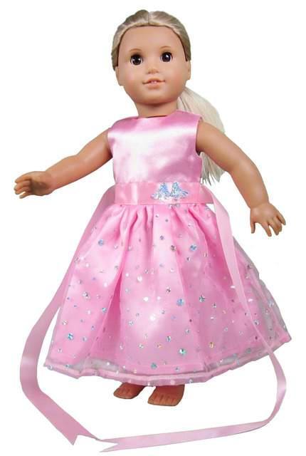 Ubranka dla lalki - 13 stylów sukienki/piżamy/stroje kąpielowe dla 18 Cal amerykańska lalka i 43Cm noworodki dla niemowląt, akcesoria dla niemowląt -> Ubranka dla lalki - 13 stylów sukienki/piżamy/stroje kąpielowe dla amerykańskiej lalki 18 Cal i noworodków 43Cm - Wianko - 4