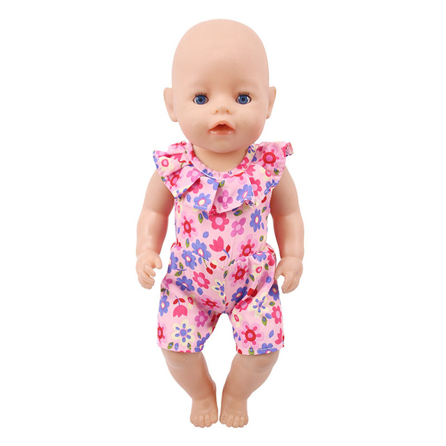 Ubranka dla lalki - 13 stylów sukienki/piżamy/stroje kąpielowe dla 18 Cal amerykańska lalka i 43Cm noworodki dla niemowląt, akcesoria dla niemowląt -> Ubranka dla lalki - 13 stylów sukienki/piżamy/stroje kąpielowe dla amerykańskiej lalki 18 Cal i noworodków 43Cm - Wianko - 6