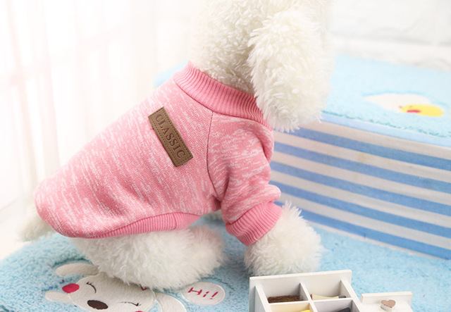 Płaszcz jesienny/wiosenny dla psów 2020: miękka bawełniana odzież dla zwierząt – ciepłe kurtki sweter – piękny i klasyczny produkt - Wianko - 9