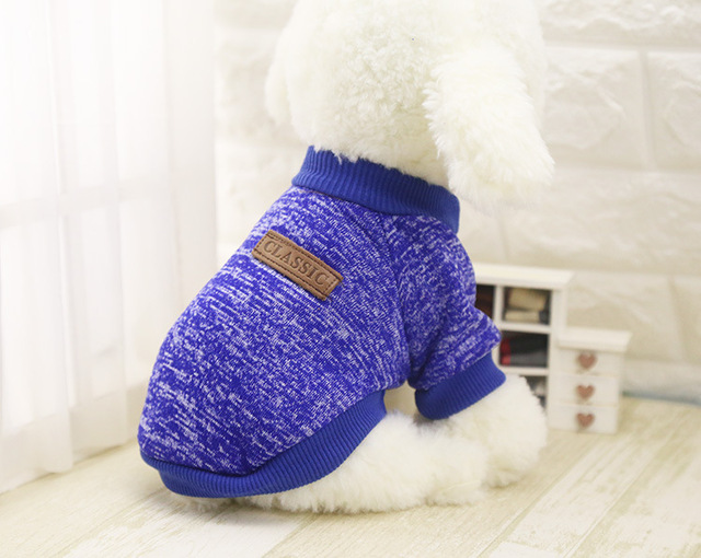 Płaszcz jesienny/wiosenny dla psów 2020: miękka bawełniana odzież dla zwierząt – ciepłe kurtki sweter – piękny i klasyczny produkt - Wianko - 11