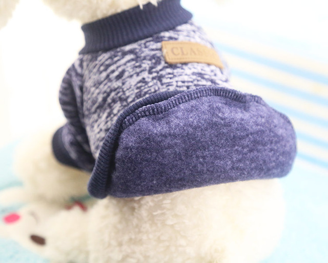 Płaszcz jesienny/wiosenny dla psów 2020: miękka bawełniana odzież dla zwierząt – ciepłe kurtki sweter – piękny i klasyczny produkt - Wianko - 7