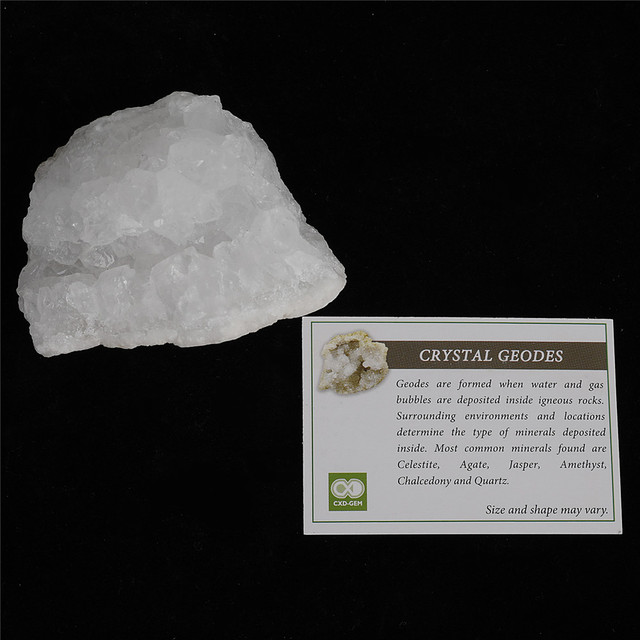 Kamienie naturalne Quartz Geode - mix 12 sztuk: agat, kamienie lecznicze, kamienie Chakra, wzór kamienie - dekoracja domu - Wianko - 8