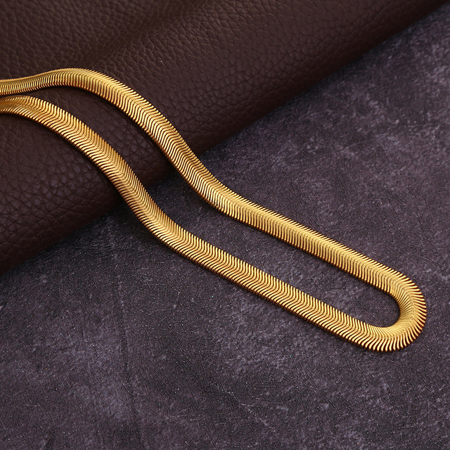 Naszyjnik łańcuszkowy złoty kolor, 6mm, długość 24,8 cala - hip-hopowy styl, idealny dla mężczyzn i kobiet jako prezent biżuteryjny - Wianko - 20