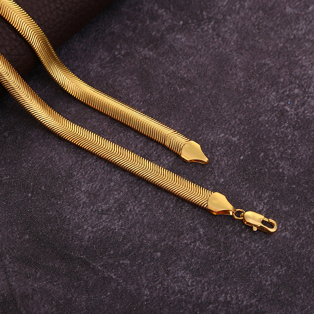 Naszyjnik łańcuszkowy złoty kolor, 6mm, długość 24,8 cala - hip-hopowy styl, idealny dla mężczyzn i kobiet jako prezent biżuteryjny - Wianko - 21
