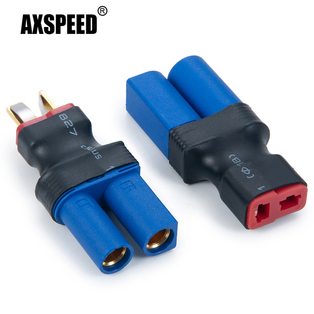 Przejściówka Adapter AXSPEED EC5 TRX do akumulatora Lipo złącze do Rc - kompatybilne z 1/10 modelami zdalnie sterowanymi - Wianko - 1