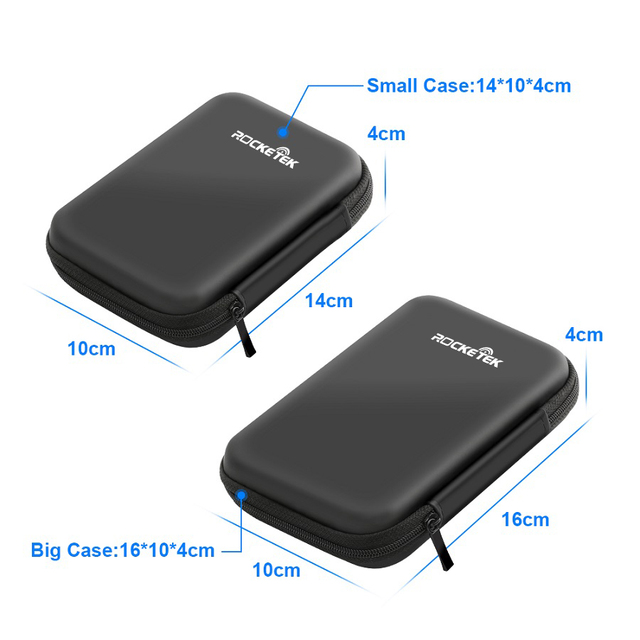 Czytnik kart pamięci Rocketek 2.5 cala - torba przenośna dla dysku twardego SSD - Wianko - 3