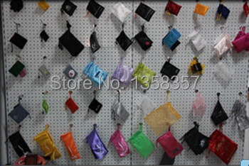 Multikolorowe torby biżuteryjne z juty/leniu w rozmiarze dostosowanym (100 sztuk/partia) - Wianko - 1