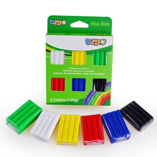 Modelująca glina Crayola, 6 odważnych kolorów, dla dzieci od 4 lat, nietoksyczna tęczowa modelina, długotrwała - 20 g/szt - Wianko - 1
