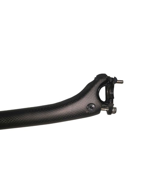 Ultralekka sztyca rowerowa z pełnego włókna węglowego, 27.2/30.8/31.6mm - Wianko - 5