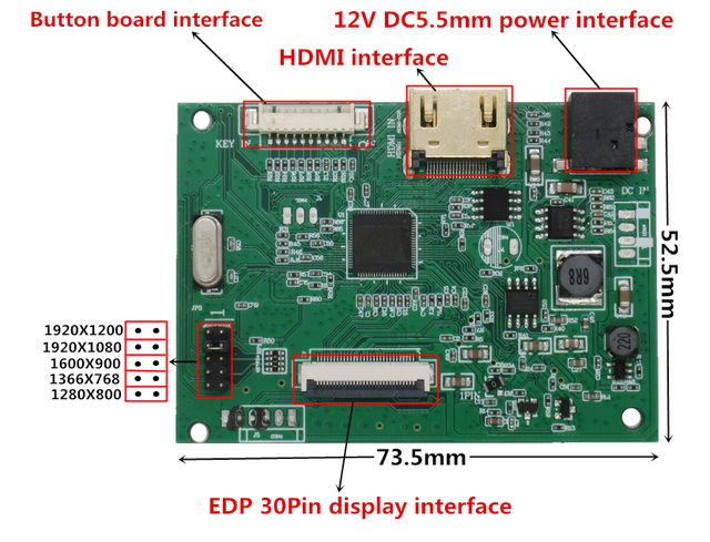 Pakiet akcesoriów Banana Pi M3/Pro: ekran LCD monitor + zestaw wejściowy HDMI płyty sterowniczej - Wianko - 3