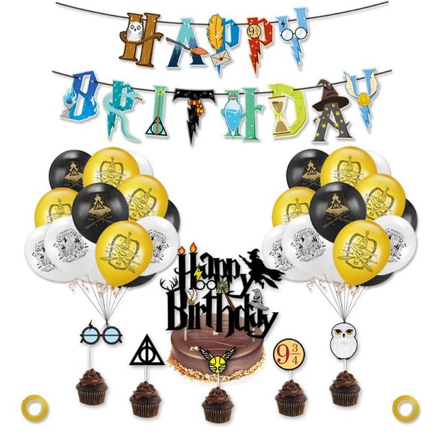 Lateksowy balon magiczny Potter - dekoracja urodzinowa dla dzieci, zabawka Cumpleanos Infantiles (Figurka akcji) - Wianko - 3