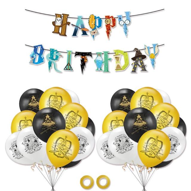 Lateksowy balon magiczny Potter - dekoracja urodzinowa dla dzieci, zabawka Cumpleanos Infantiles (Figurka akcji) - Wianko - 1